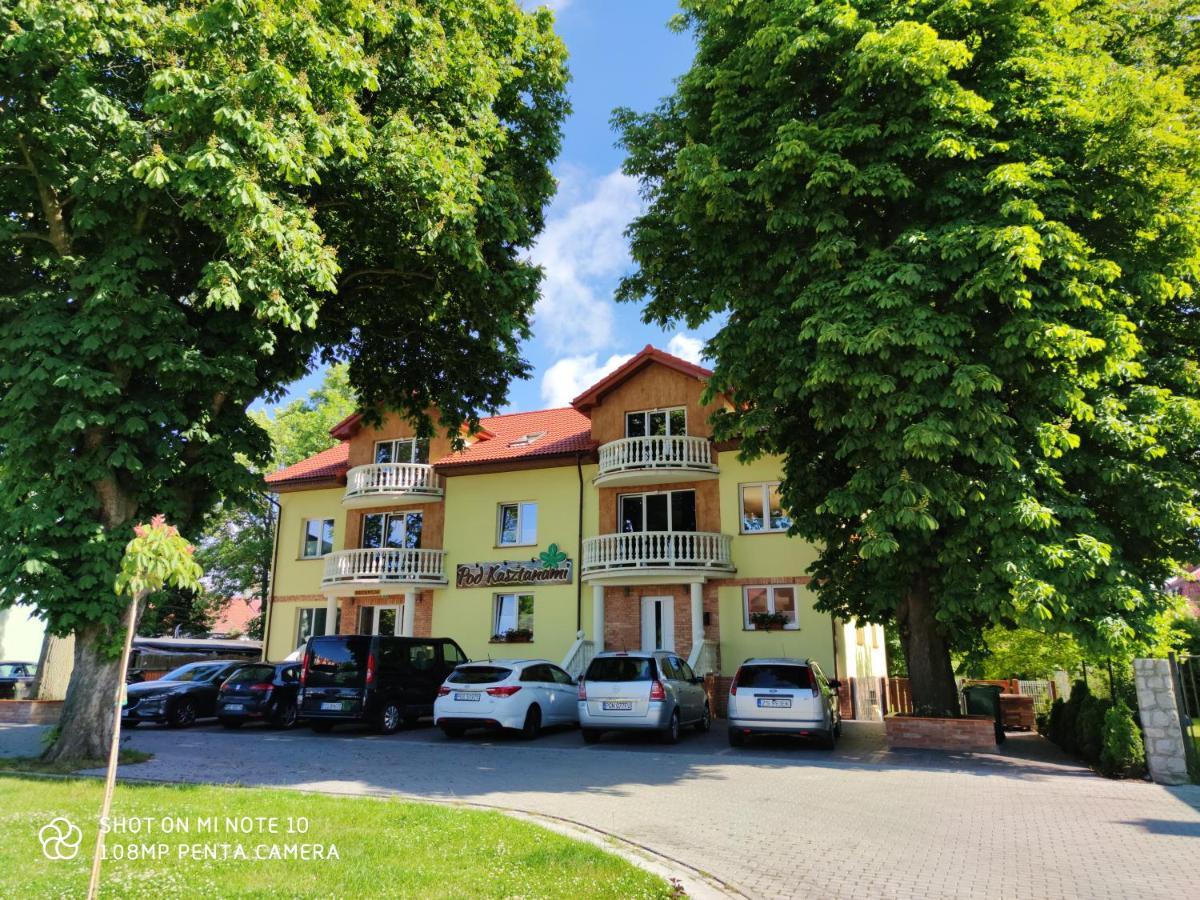 Pokoje Goscinne Pod Kasztanami Leba Exterior foto
